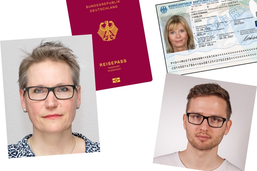 Pass-, Ausweis- und Visafotos nach amtlichen Vorschriften.